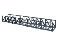 Mosty kratowe Rozmiar TT Wykonane z metalu